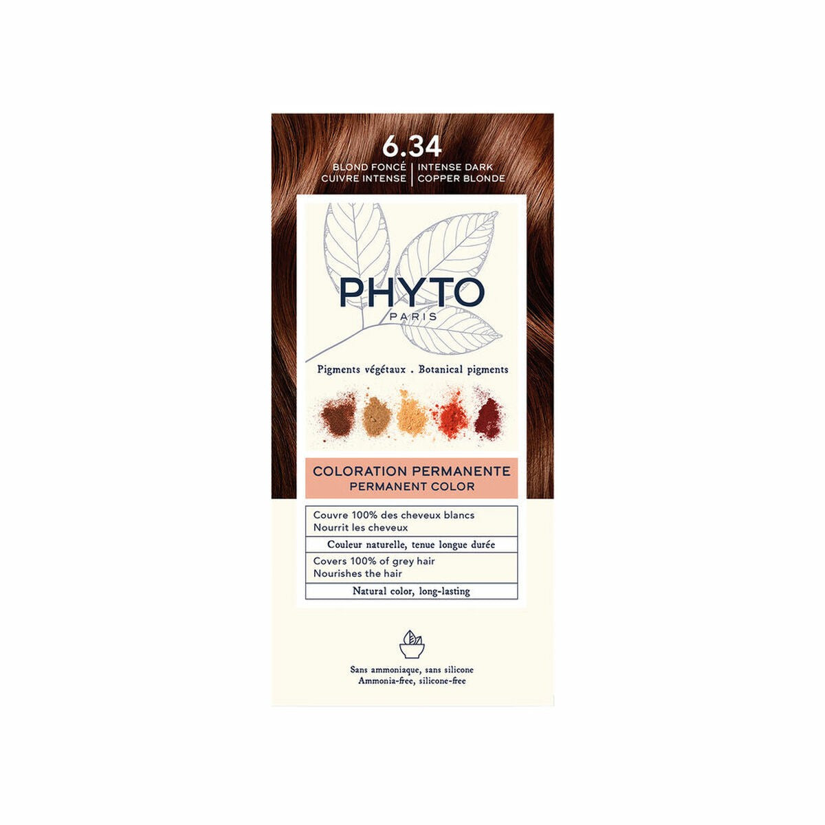 PHYTOCOLOR #6.34 Biondo Rame Scuro per 4 pezzi