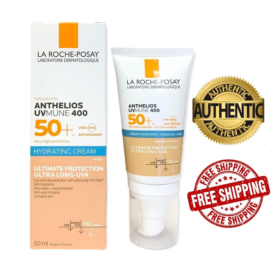 LA ROCHE POSAY ANTHELIOS UVMUNE 400 crema idratante colorata SPF50+ 50 ml