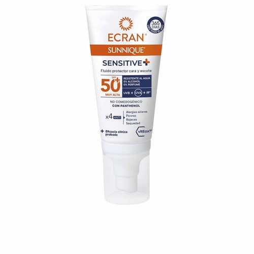ECRAN SOLAIRE SENSITIVE visage SPF50+ 50 ml