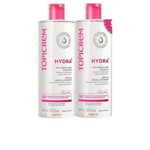 TOPICREM HYDRA+ ACQUA MICELLARE DELICATA CONFEZIONE 2 x 400 ml