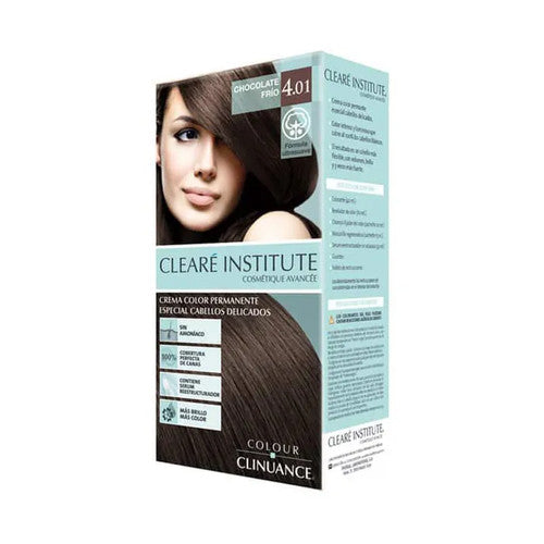 CLEARÉ INSTITUTE COLOR CLINUANCE capelli delicati #4.01-cioccolato freddo 1 u