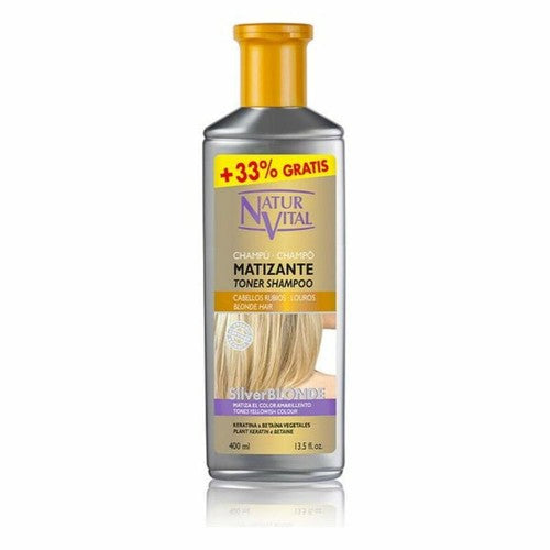 NATUR VITAL blond argenté SHAMPOOING MATIFIANT 400 ml