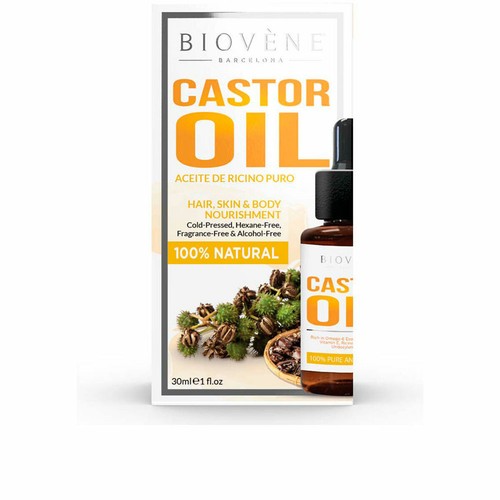BIOVÈNE HUILE DE RICIN soin nourrissant cheveux, peau et corps 30 ml