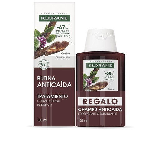 KLORANE CON CHININA E STELLA ALPINA BIO SIERO COFANETTO 2 pz
