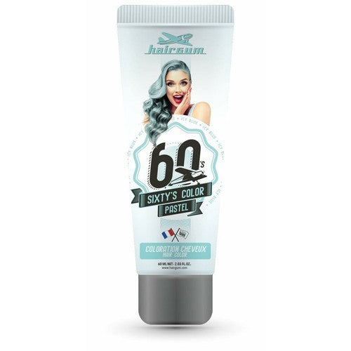 HAIRGUM SIXTY'S COLOR tinta per capelli #blu ghiaccio 60 ml