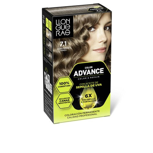 LLONGUERAS COLOR ADVANCE #7,1-biondo cenere 1 pz