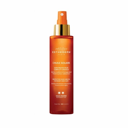 INSTITUT ESTHEDERM L'HUILE SOLAIRE spray corpo e capelli protezione solare moderata 150 ml