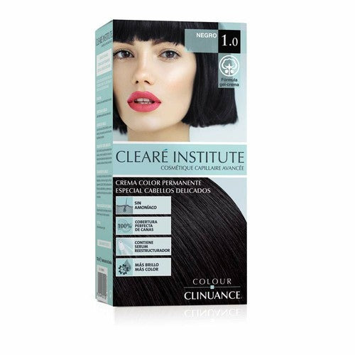 CLEARÉ INSTITUTE COLOUR CLINUANCE capelli delicati #1.0-nero 1 unità