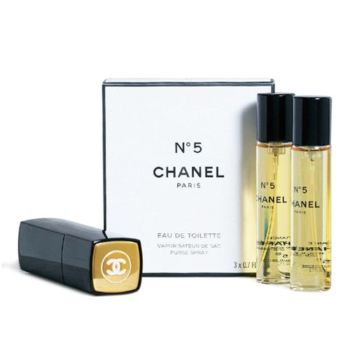 CHANEL Nº 5 eau de toilette vaporisateur de sac 3 x 20 ml