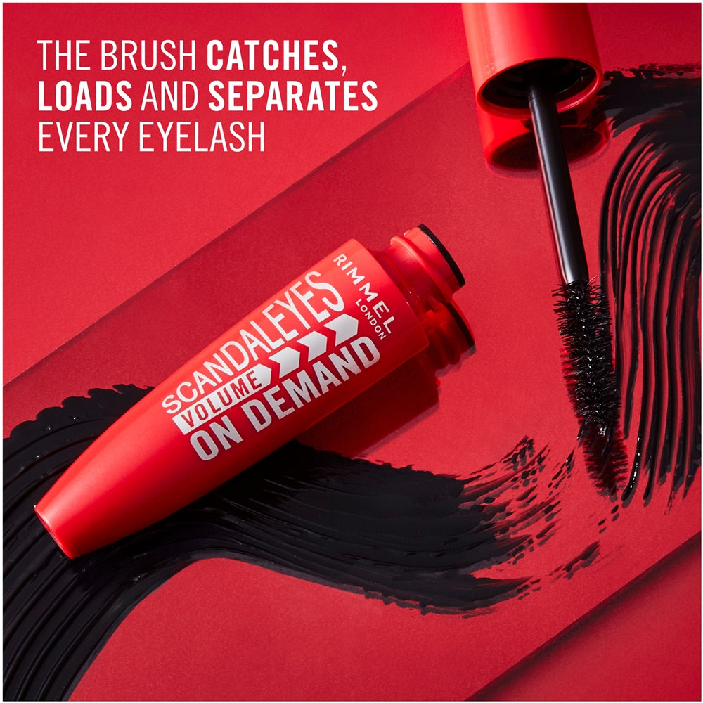 RIMMEL LONDON SCANDALEYES VOLUME ON DEMAND mascara #black 12 ml