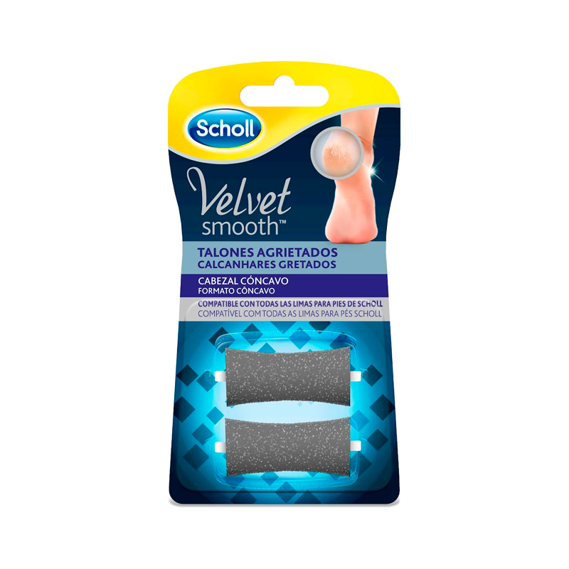 SCHOLL VELVET SMOOTH ricambio lima talloni screpolati 2 unità