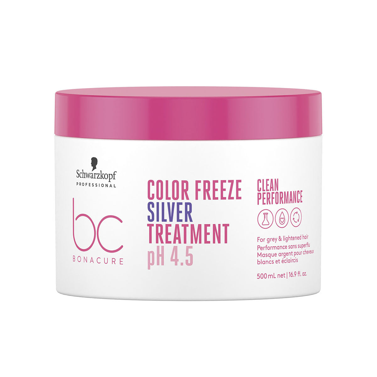 SCHWARZKOPF BC COLOR FREEZE trattamento argento 500 ml