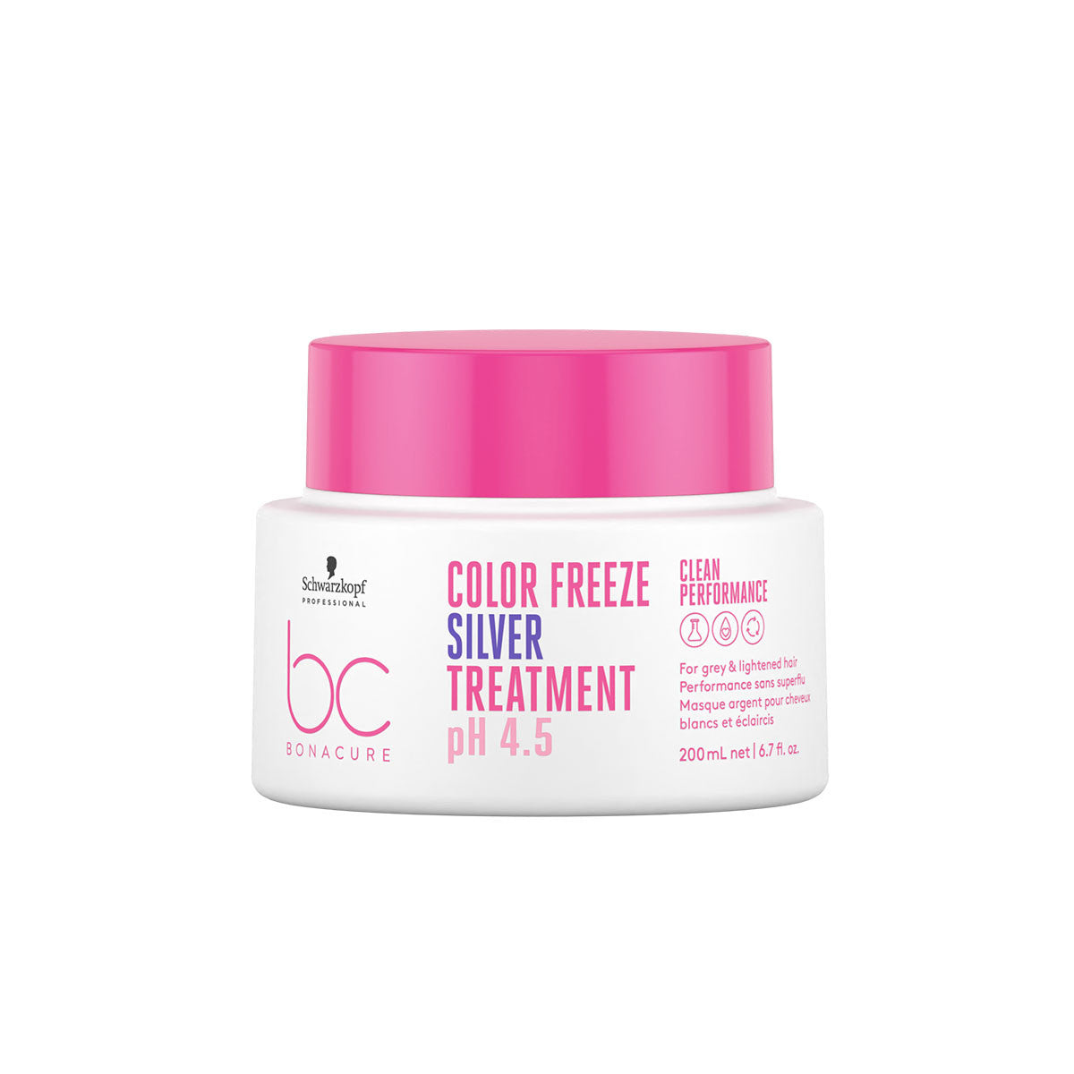SCHWARZKOPF BC COLOR FREEZE trattamento argento 200 ml