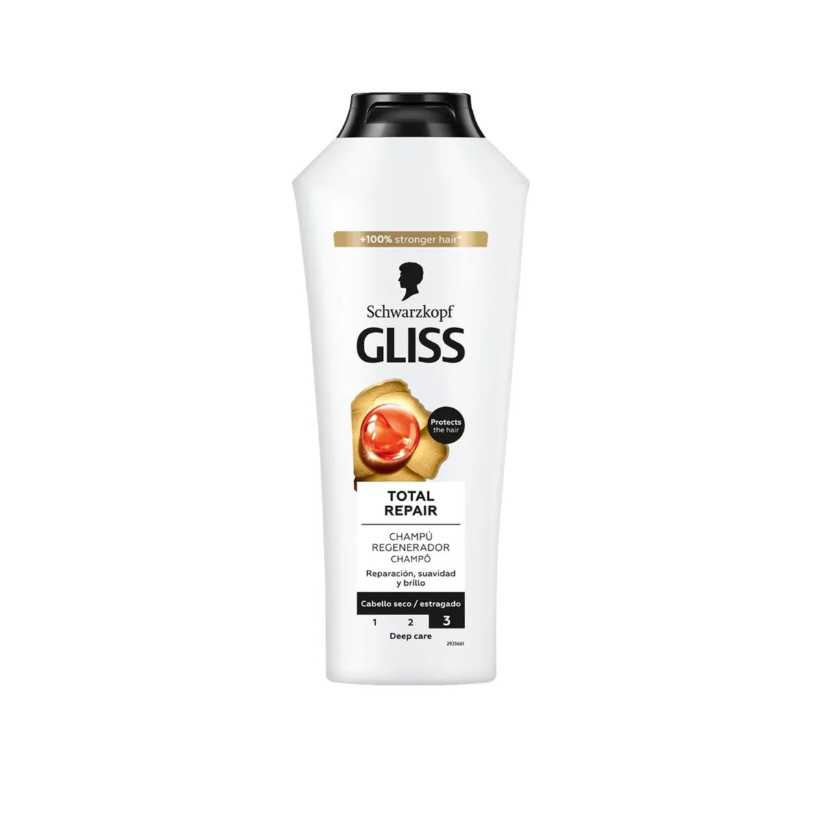 SCHWARZKOPF MASS MARKET GLISS TOTAL REPAIR shampoo 400 ml