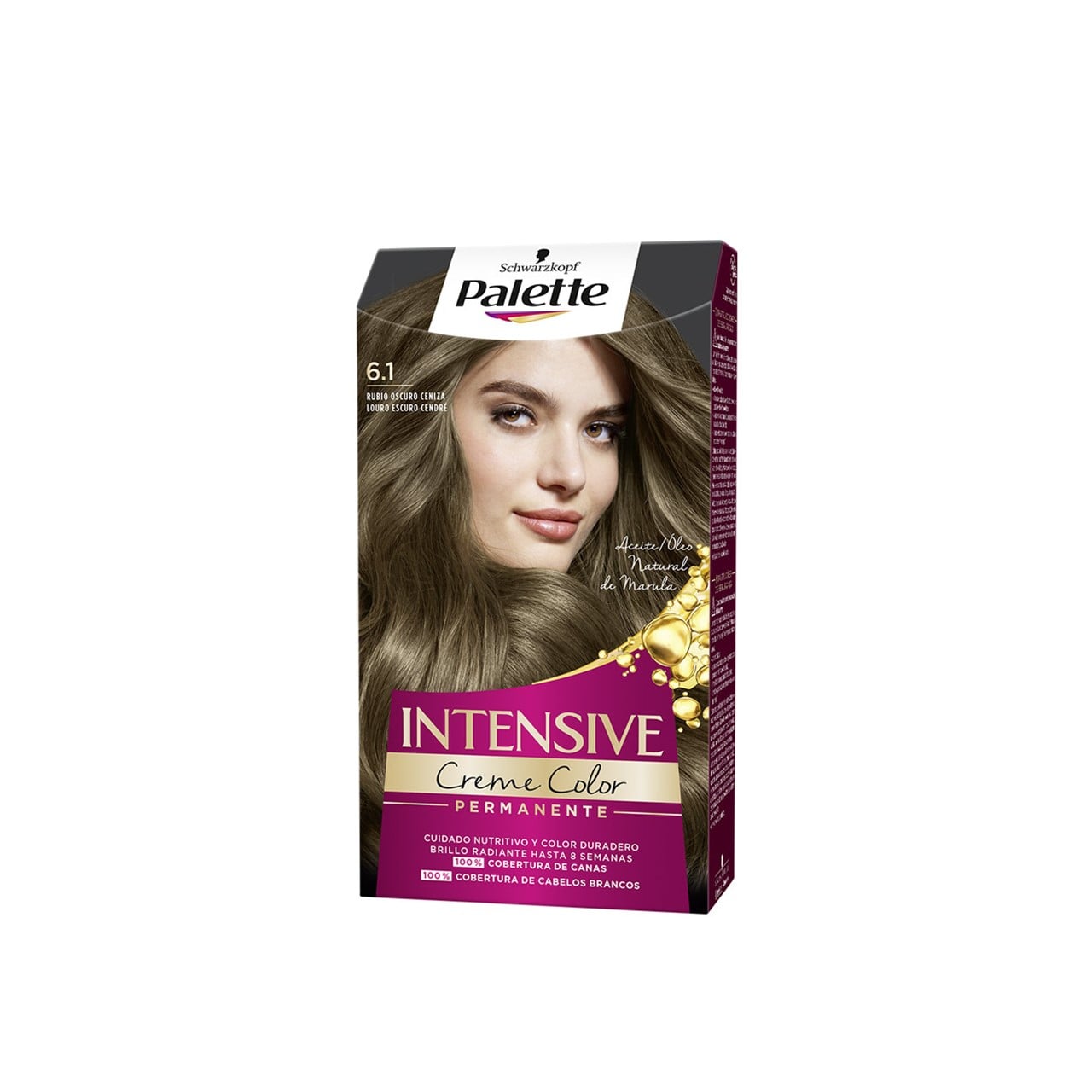 Teinture PALETTE INTENSIVE #6.1-blond foncé cendré 1 u