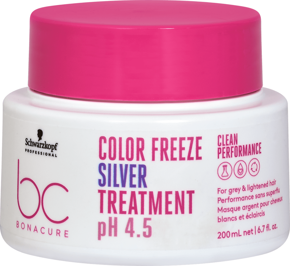 SCHWARZKOPF BC COLOR FREEZE trattamento argento 200 ml