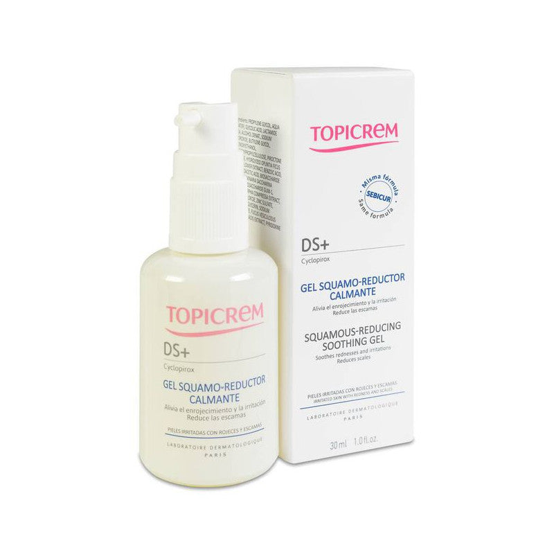 TOPICREM DS+ gel apaisant desquamant-réducteur 30 ml