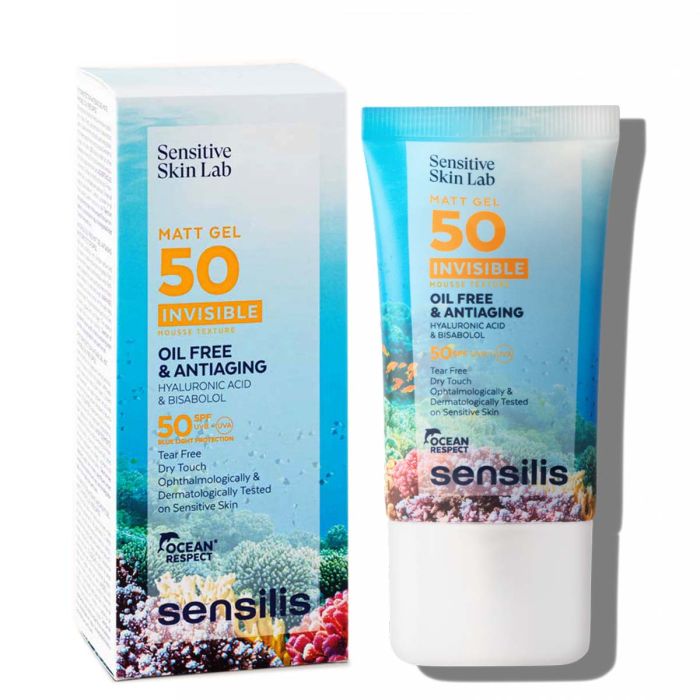 SENSILIS GEL MAT INVISIBLE sans huile & anti-âge SPF50+ 40 ml