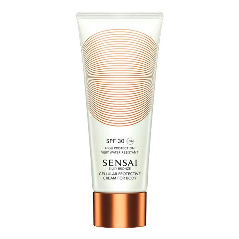 SENSAI SILKY BRONZE crema protettiva cellulare per il corpo SPF30 150 ml