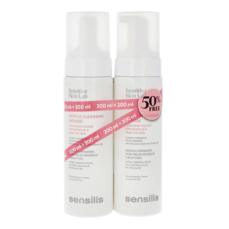 SENSILIS GENTLE CLEANSING MOUSSE mousse nettoyante 2 x 200 ml