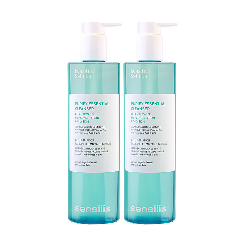 SENSILIS PURIFY GEL NETTOYANT essentiel 2 x 400 ml