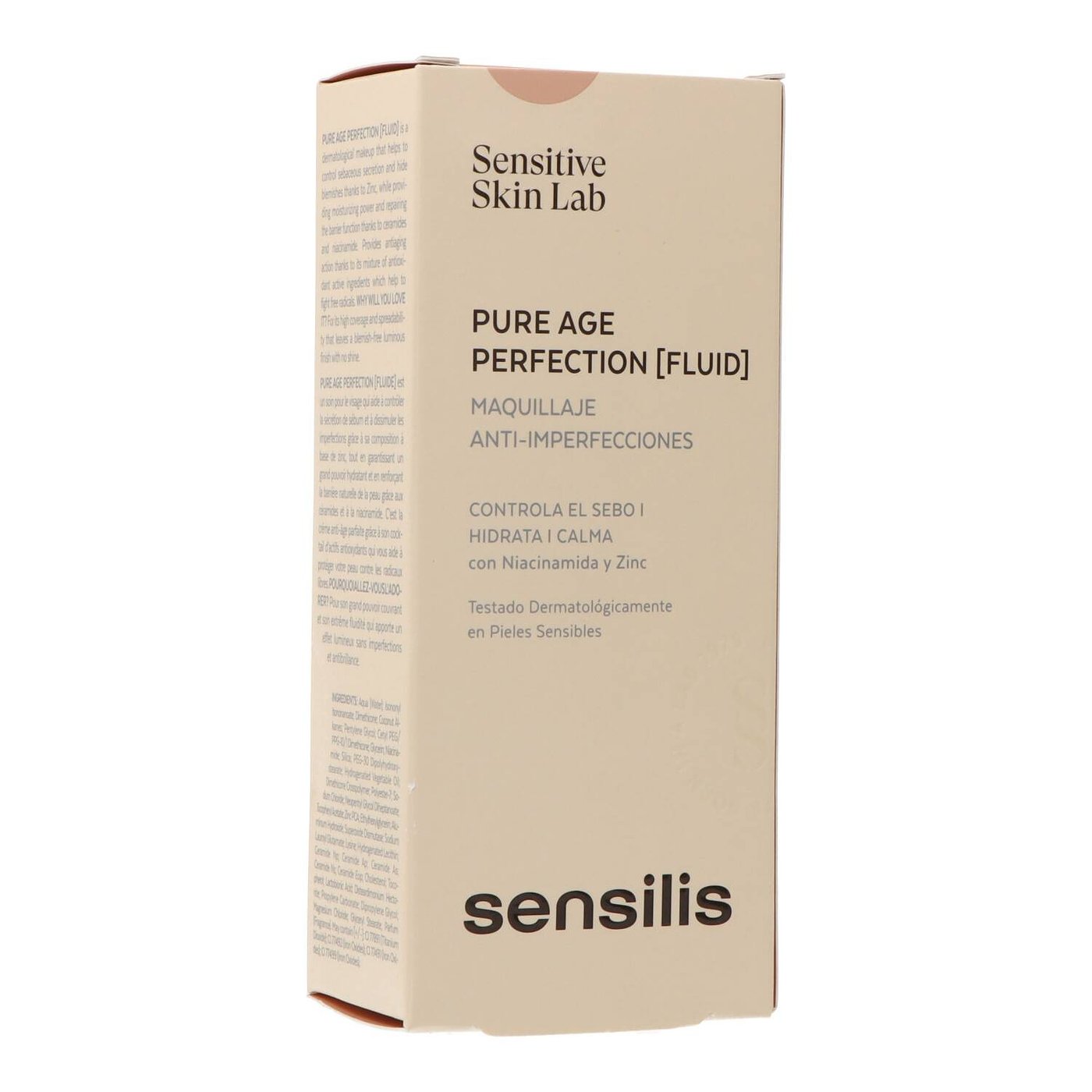 SENSILIS PURE AGE PERFECTION make up anti-imperfezioni #03-beige rosé 30 ml