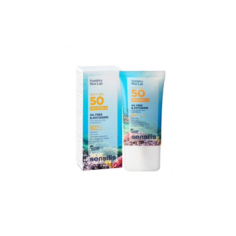 SENSILIS GEL MAT INVISIBLE sans huile & anti-âge SPF50+ 40 ml
