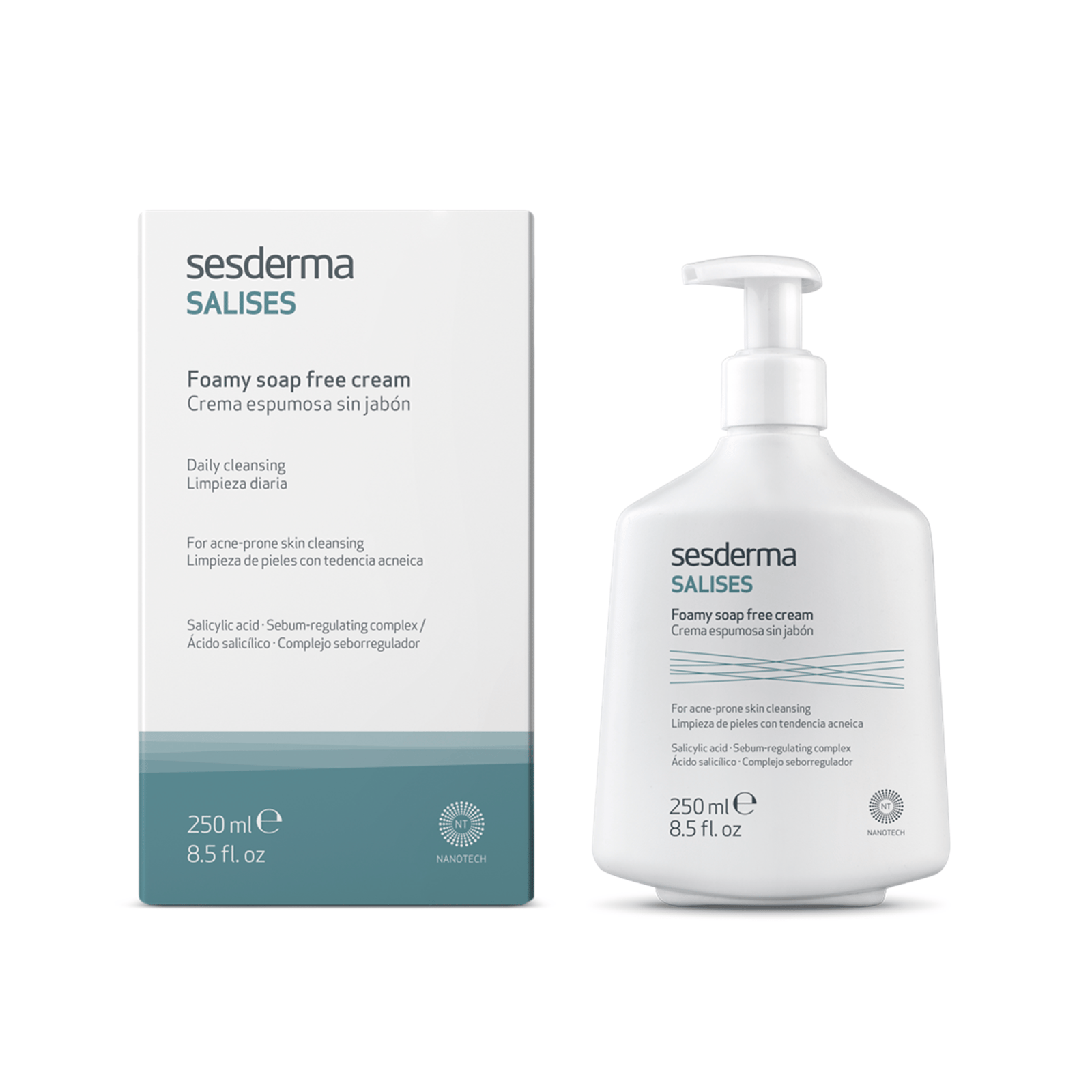 SESDERMA SALISES crema spumosa senza sapone 250 ml