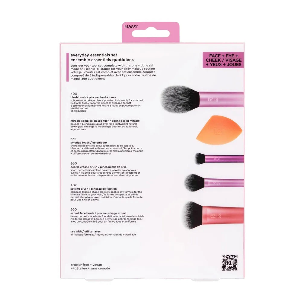 REAL TECHNIQUES MAKEUP MUST HAVES set 5 pièces