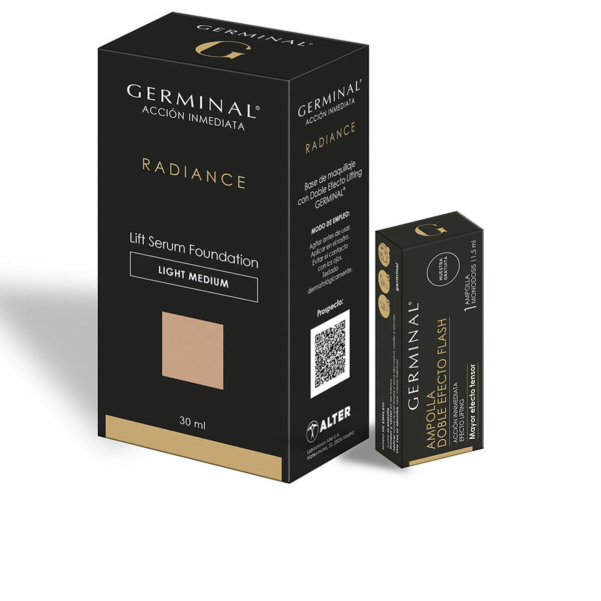 GERMINAL IMMEDIATE ACTION RADIANCE FONDOTINTA CUSTODIA 2 pz