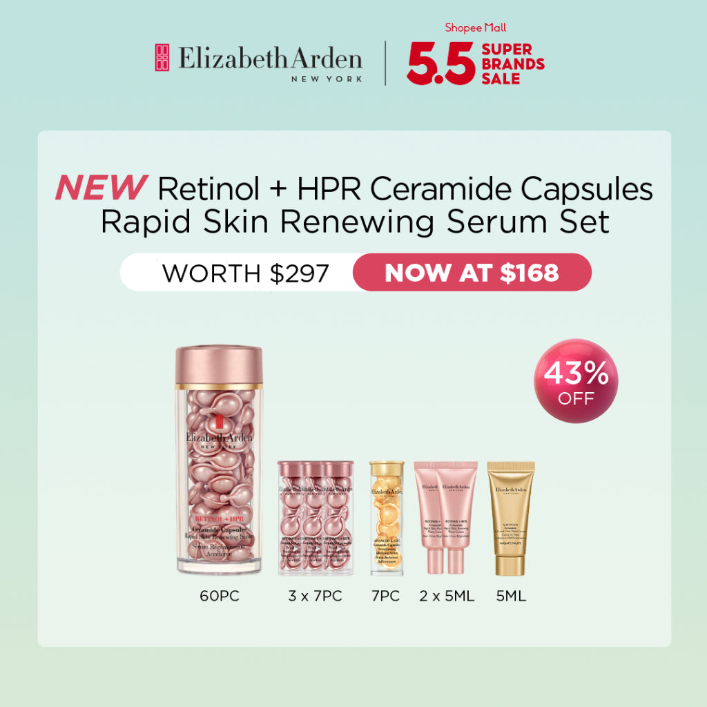 ELIZABETH ARDEN RETINOL + HPR siero levigante rughe in capsule 60 unità