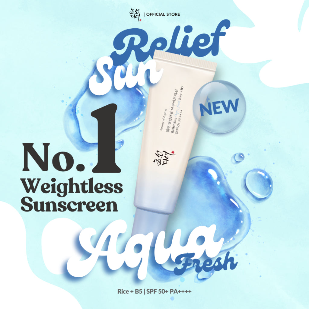 BEAUTY OF JOSEON RELIEF SUN aqua-fresh sunscreen with rice + B5 SPF50+ 50 ml