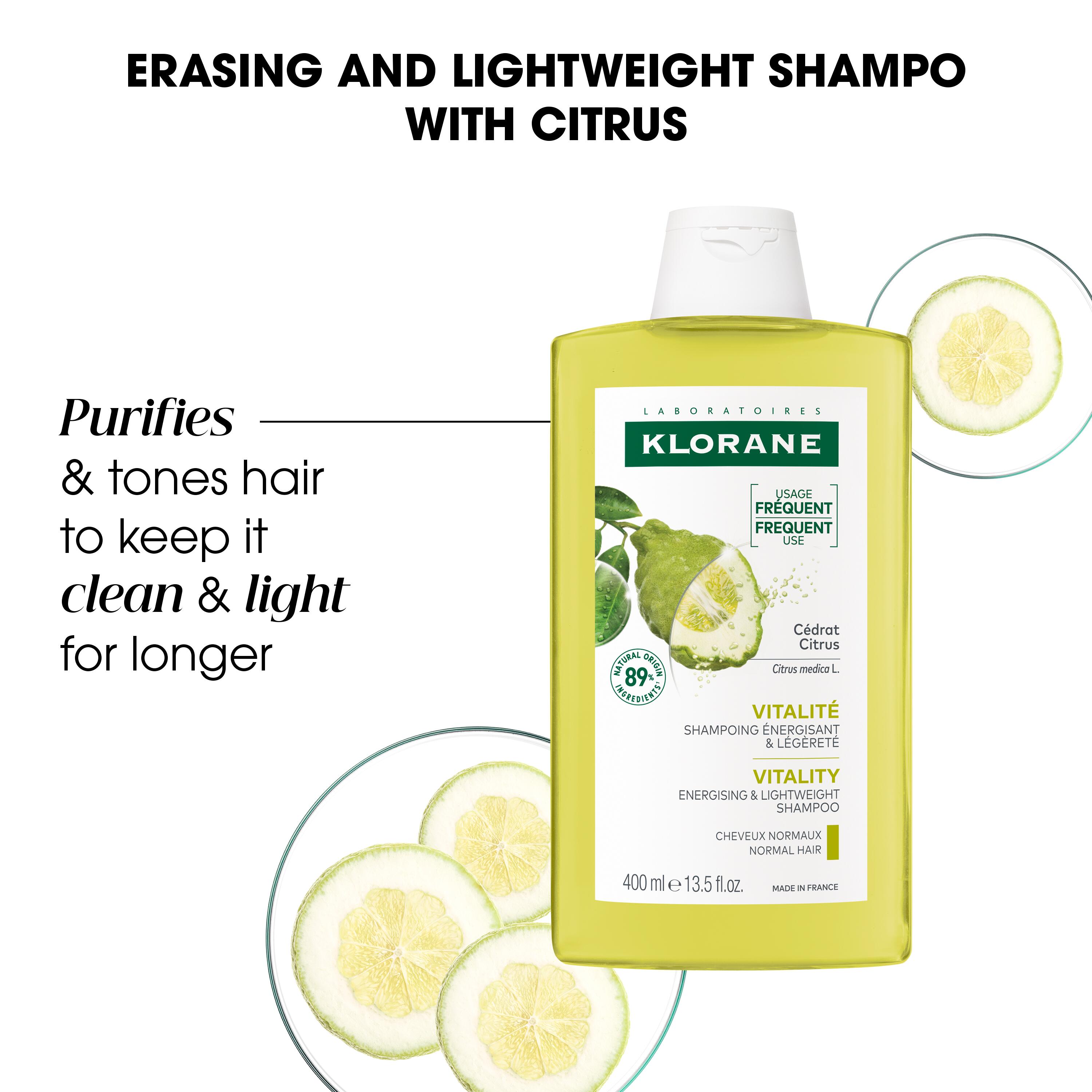 KLORANE ALLO YUZU shampoo leggero per capelli normali/grassi 400 ml