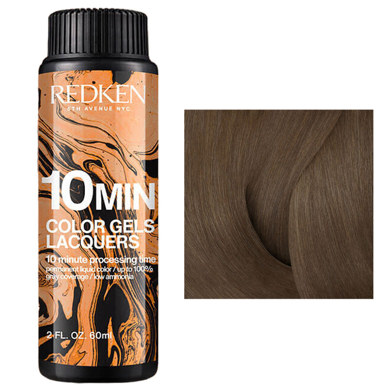 REDKEN COLOR GELS LACQUERS 10 MINUTES #6ABN-6.19 60 ml x 3 u
