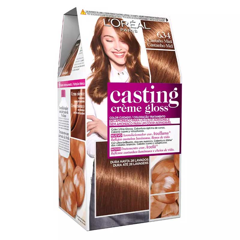 L'ORÉAL PARIS CASTING CRÈME GLOSS #634-châtain miel 180 ml