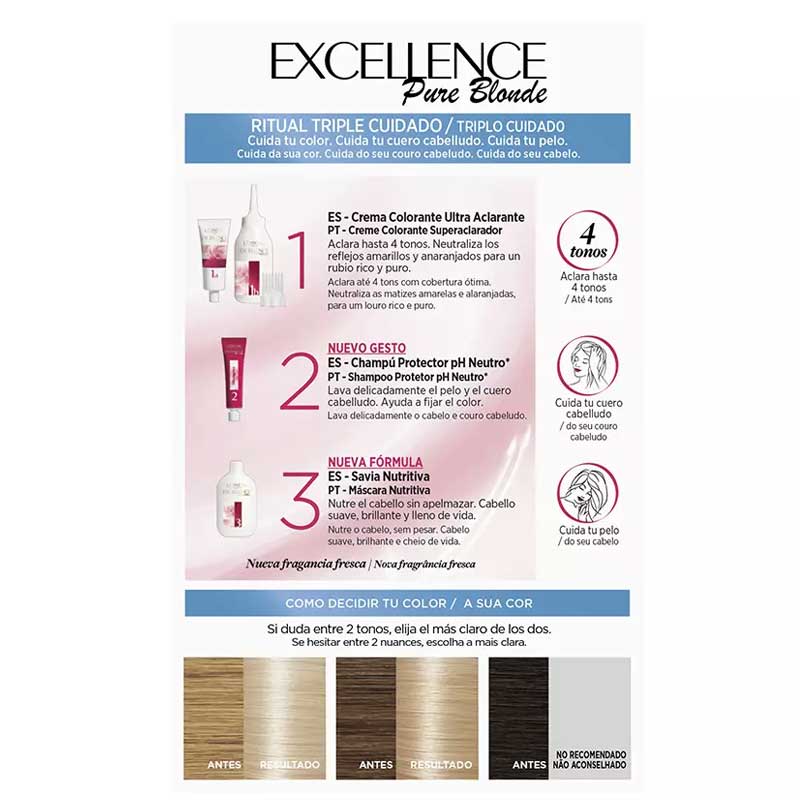 L'ORÉAL PARIS EXCELLENCE Crème colorante #01 blond très clair naturel 192 ml