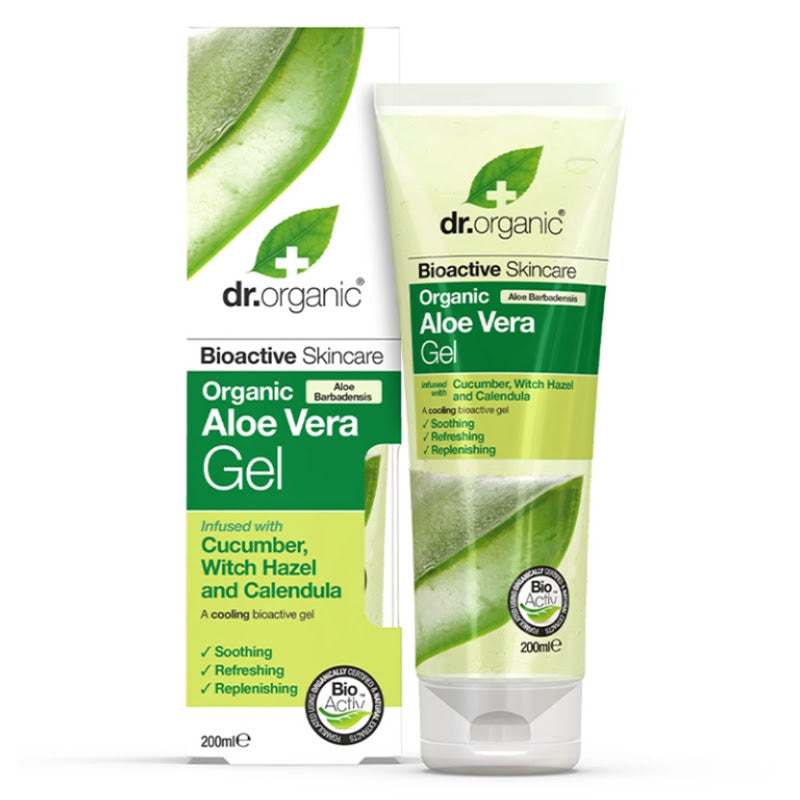 DR. ORGANIC ALOE VERA gel con cetriolo e calendula 200 ml