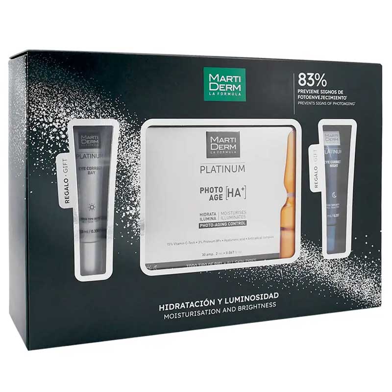 MARTIDERM PLATINUM PHOTO-AGE 30 AMPOULES 2-PIECE CASE