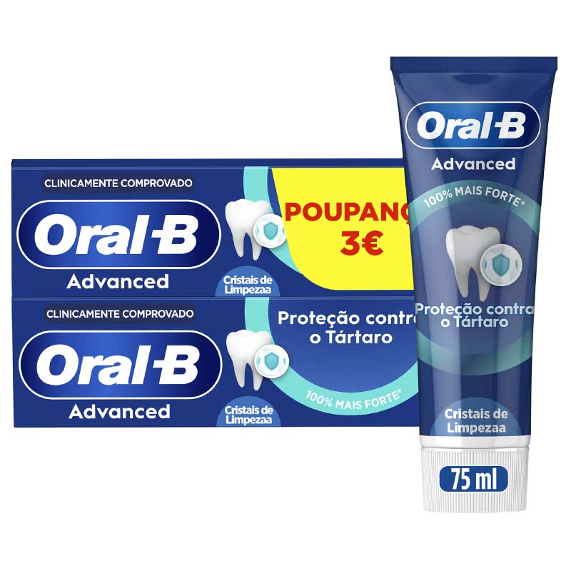 ORAL-B TARTAR PREVENTION dentifricio 2 x 75 ml