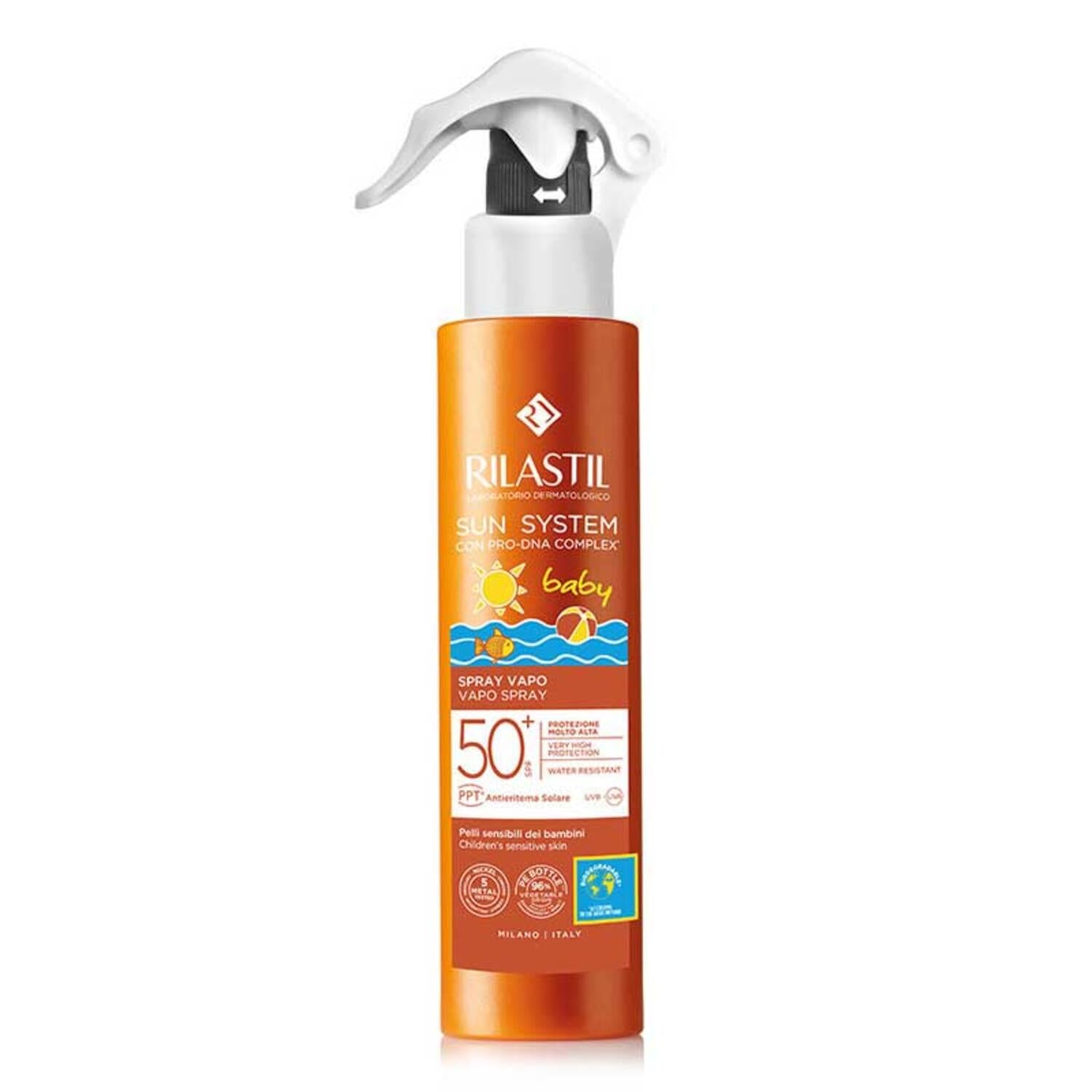 RILASTIL SUN SYSTEM SPF50+ BÉBÉ spray transparent 200 ml