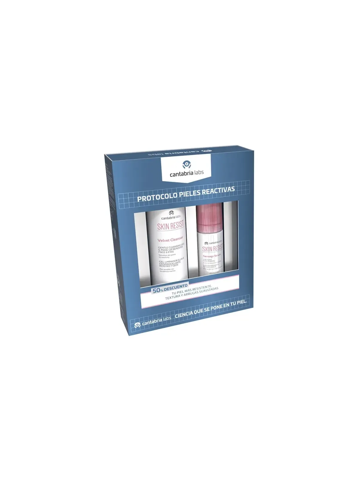 PROTOCOLE SKIN RESIST POUR PEAUX RÉACTIVES COFFRET 2 PIÈCES