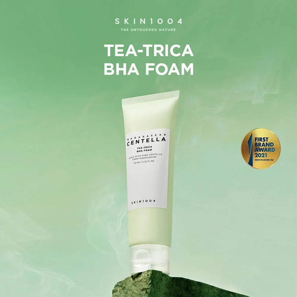 SKIN1004 MADAGASCAR CENTELLA Mousse nettoyante thérapeutique au BHA 125 ml