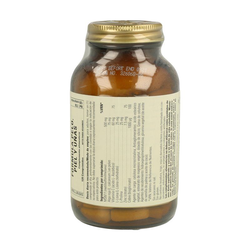 SOLGAR FORMULA CAPELLI, PELLE E UNGHIE compresse 120 pz