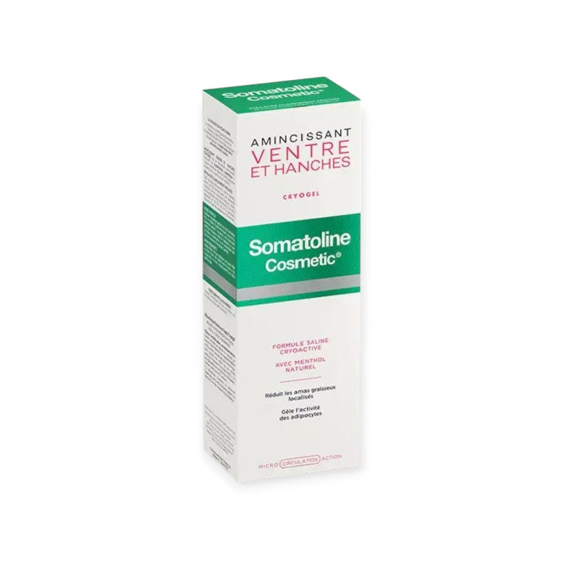 SOMATOLINE COSMETIC VENTRE & HANCHES gel réducteur crioactif 250 ml