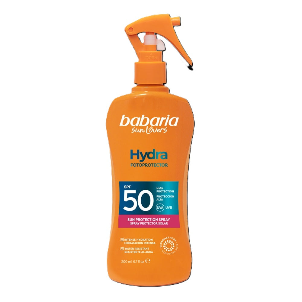BABARIA SUN LOVERS HYDRA protección solar SPF50 200 ml