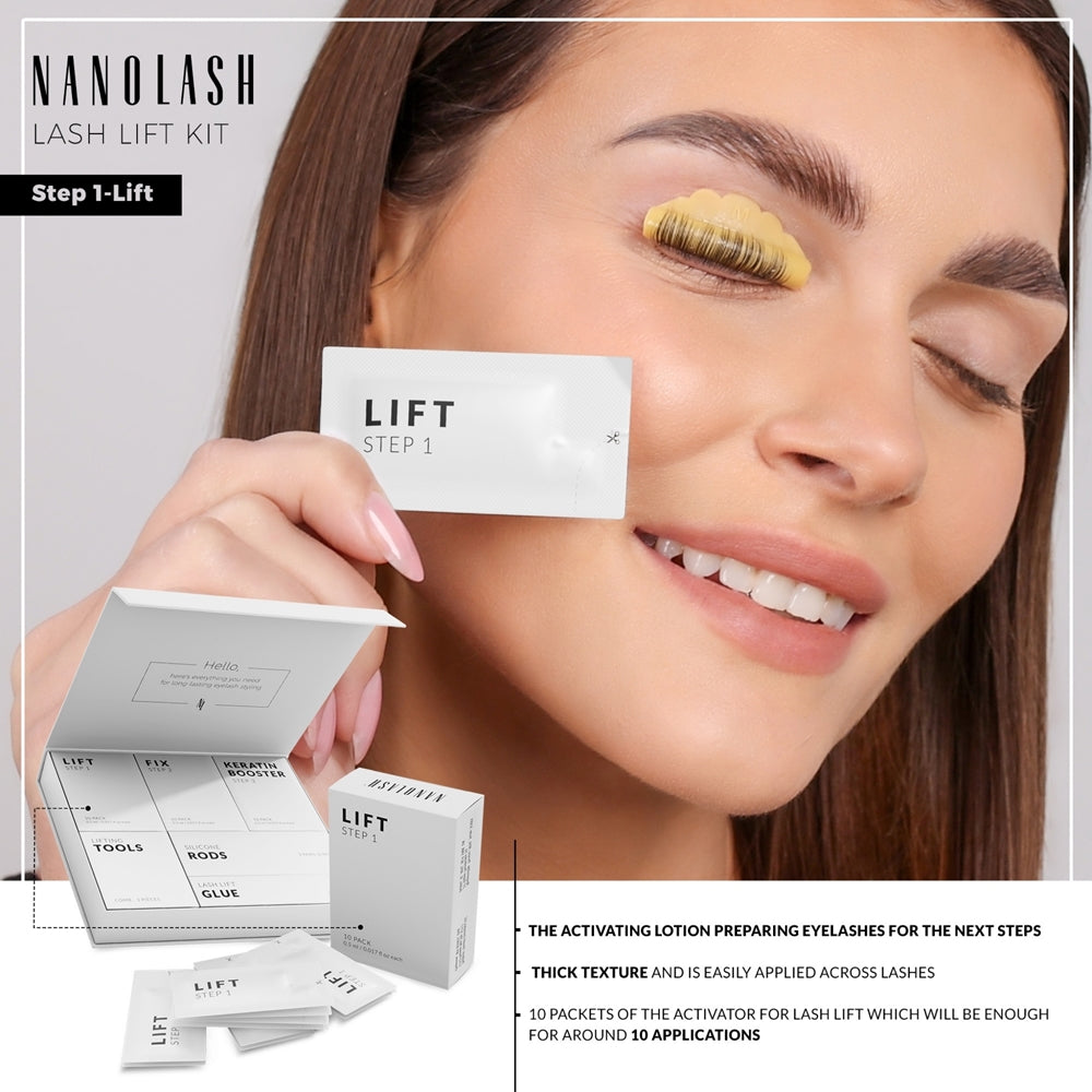 NANOLASH LIFT STEP 1 Attivatore per ciglia e laminazione 10 u