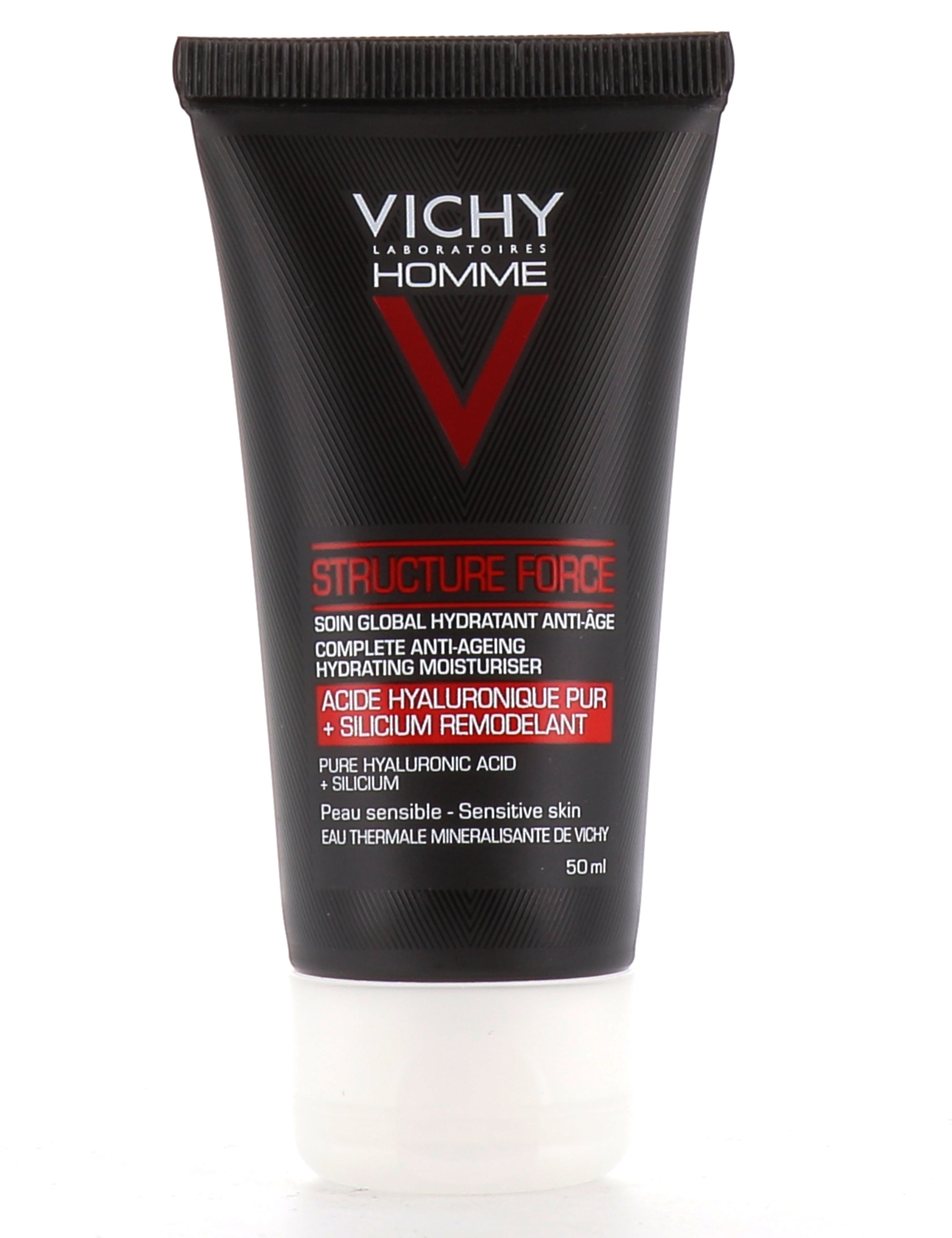 VICHY HOMME STRUCTURE FORCE soin hydratant anti-âge global 50 ml