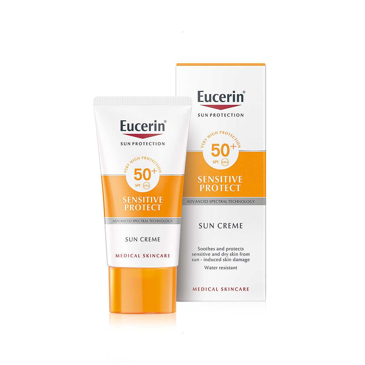 EUCERIN SUN SENSITIVE PROTECT crème peau sèche SPF50+ 50 ml
