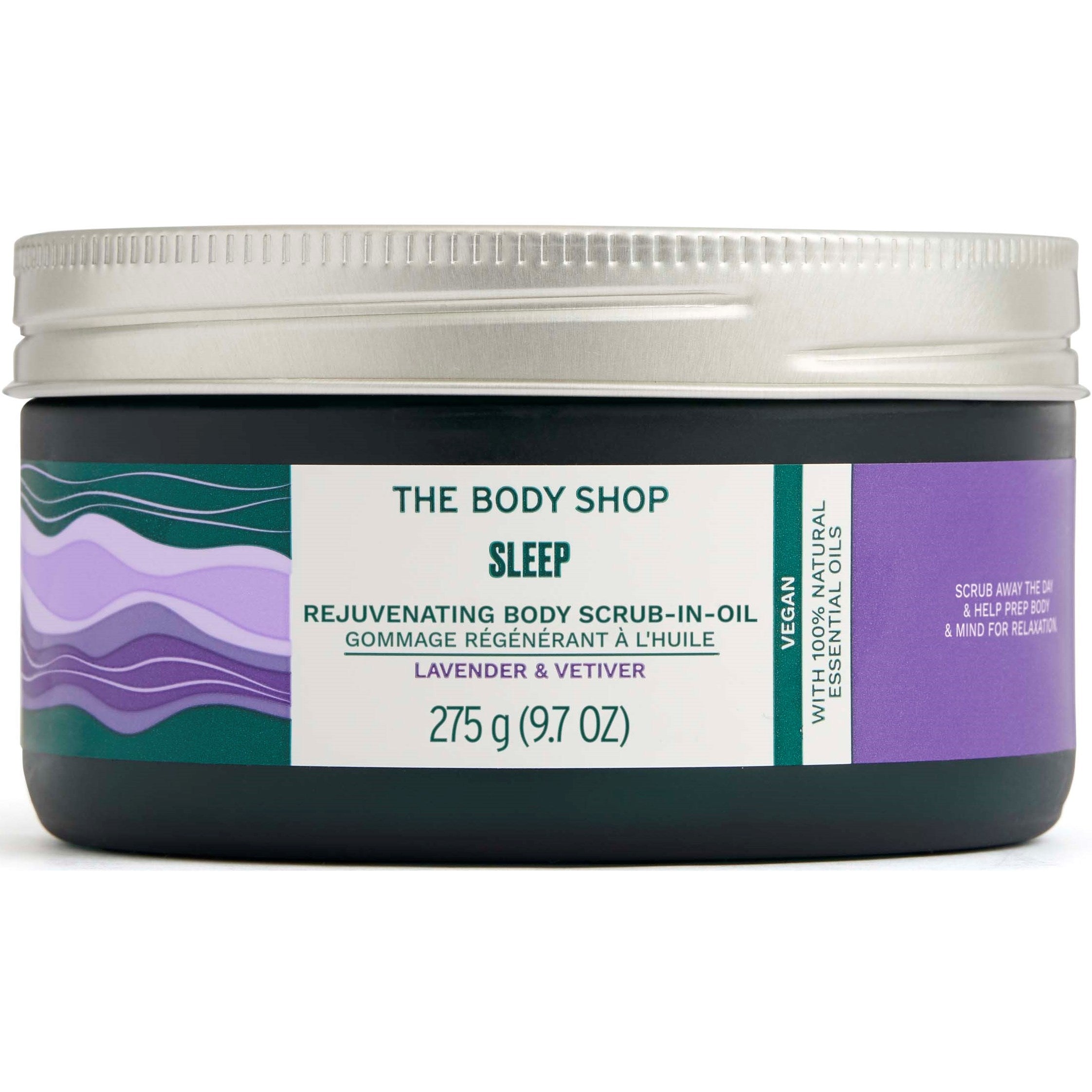 THE BODY SHOP HUILE CORPORELLE EXFOLIANTE NUIT lavande & vétiver 275 gr