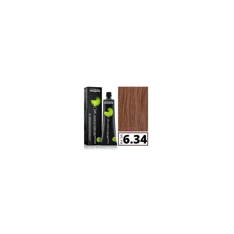 L'ORÉAL PROFESSIONNEL PARIS INOA no ammonia permanent color #6.34 60 gr